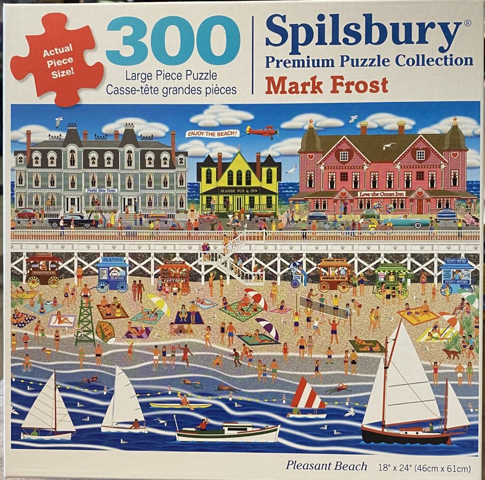 Pleasant Beach -SOLD - Spilsbury puzzle collectible [Barcode 810061444107] - Main Image 2