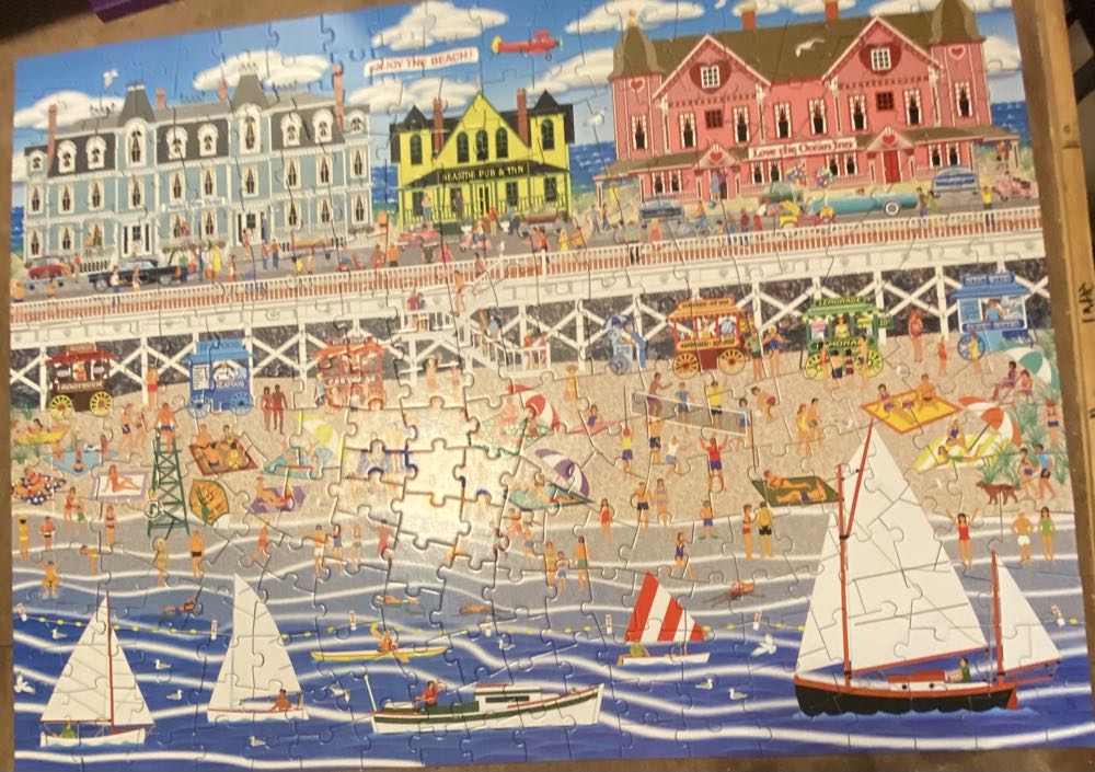 Pleasant Beach -SOLD - Spilsbury puzzle collectible [Barcode 810061444107] - Main Image 3