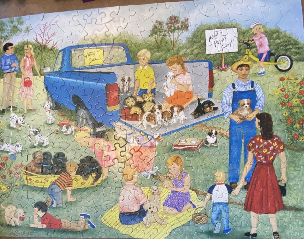 Adopt A Puppy Today - Bits & Pieces puzzle collectible [Barcode 192949060822] - Main Image 2