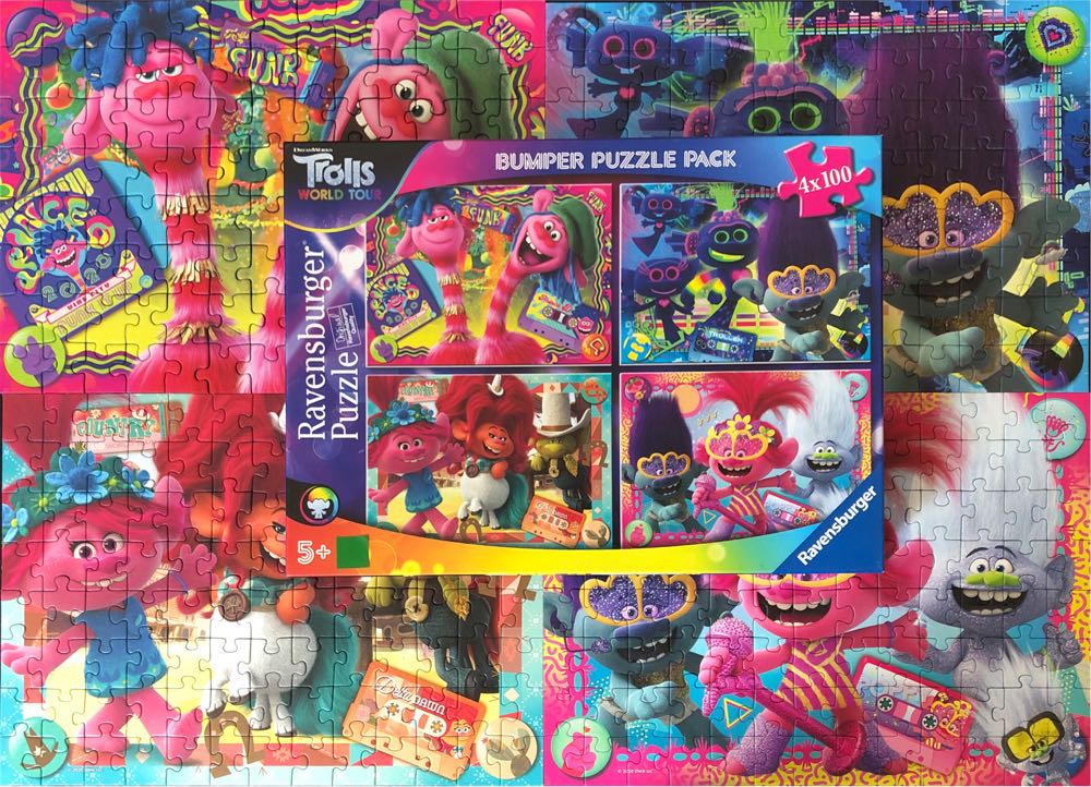 Trolls Bumper Pack 🟦 - Ravensburger puzzle collectible [Barcode 4005556050673] - Main Image 4