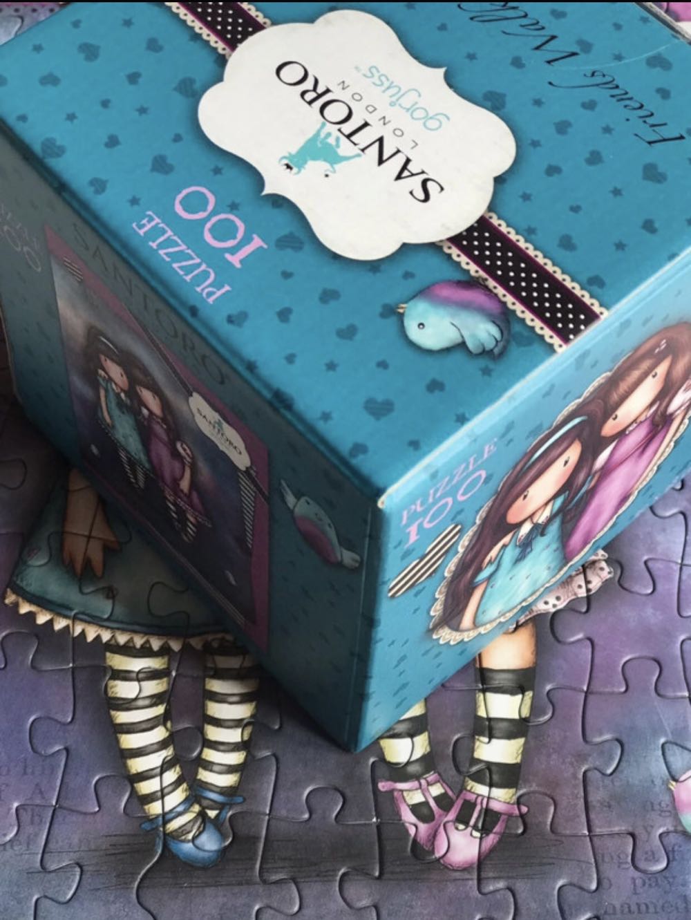 Santoro Friends Walk Together 🇨🇦🟦 - Educa puzzle collectible [Barcode 8412668180901] - Main Image 4