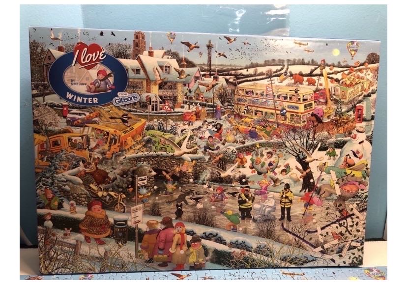 I Love Winter  puzzle collectible - Main Image 1