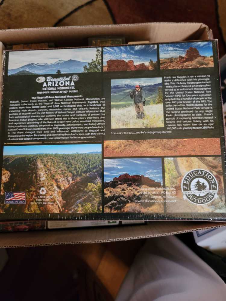 Beautiful Arizona National Monuments - Education Outdoors puzzle collectible - Main Image 2