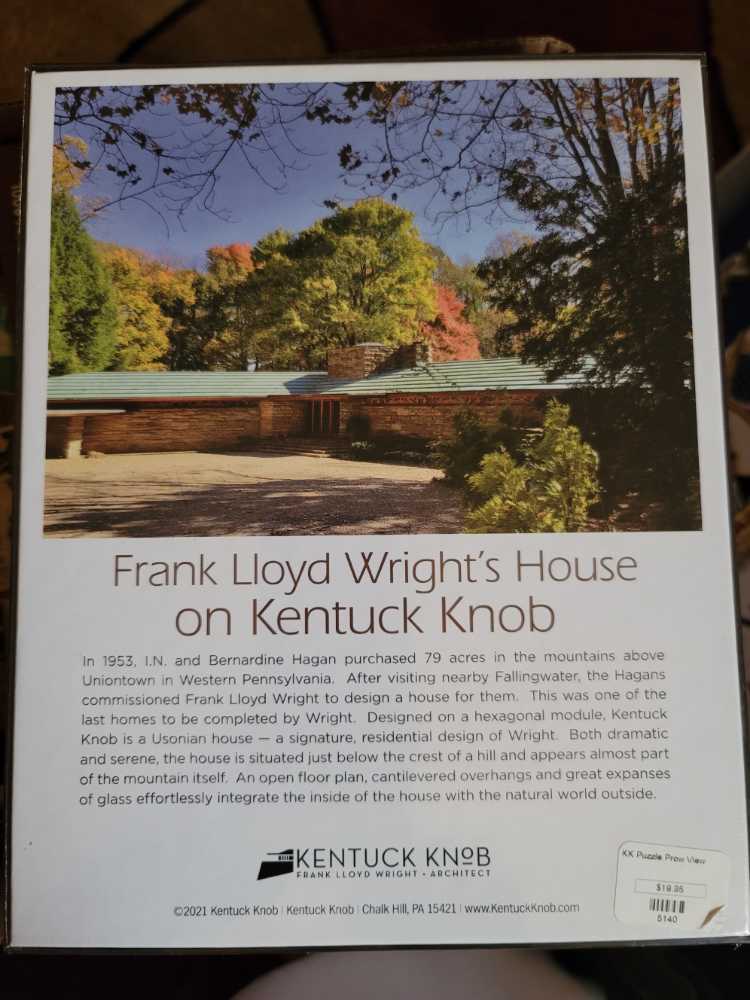 Kentuck Knob - Puzzles Plus puzzle collectible - Main Image 2