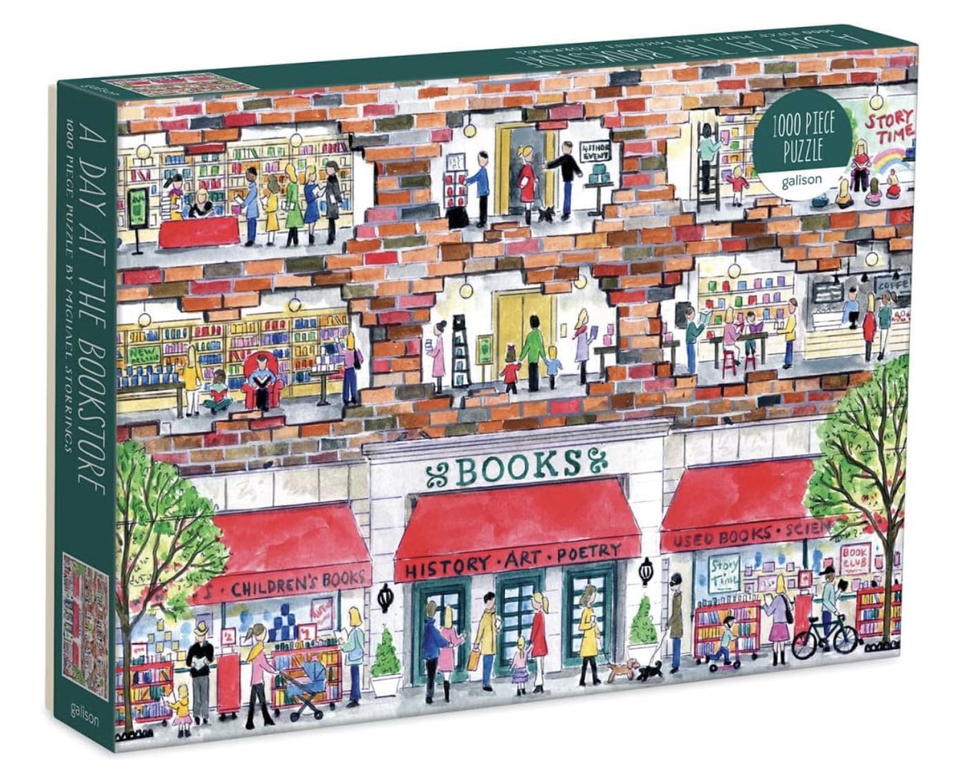 Zz - A Day At the Bookstore - Gone - Galison puzzle collectible - Main Image 2