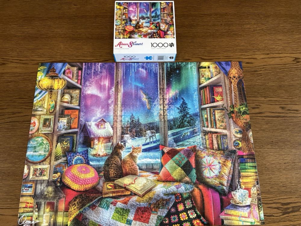 Winter Reading Nook - Buffalo 🇺🇸 puzzle collectible - Main Image 2
