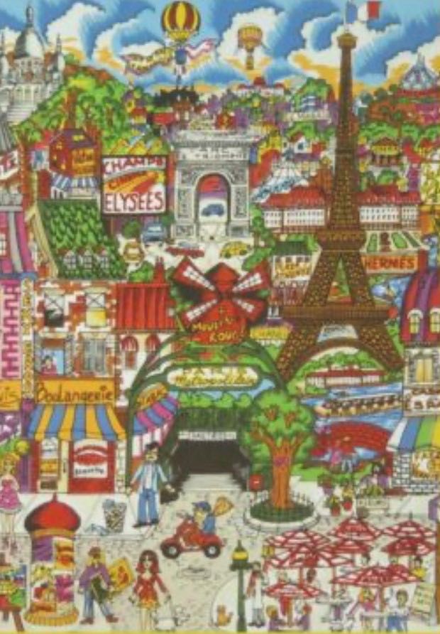 Fazzino Cityscapes Paris NNK Scannen - Jumbo puzzle collectible - Main Image 2