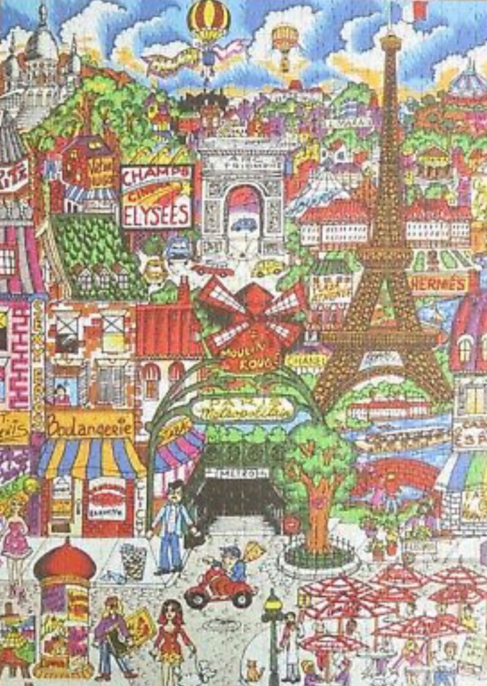 Fazzino Cityscapes Paris NNK Scannen - Jumbo puzzle collectible - Main Image 3