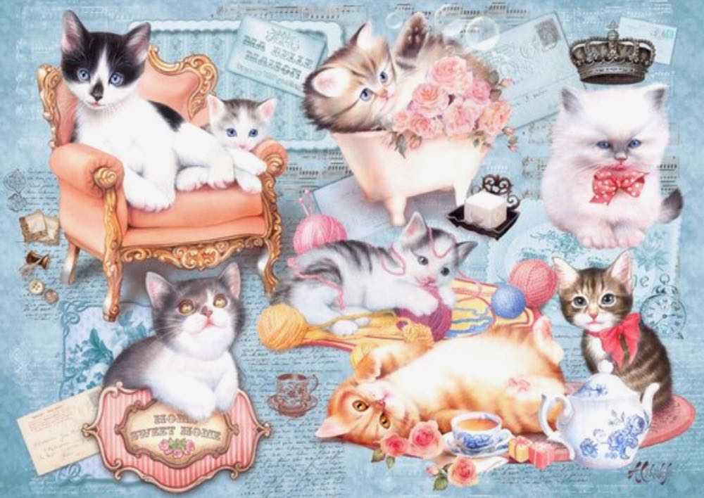 Home Sweet Home 🟦 - Tuckers Fun Factory puzzle collectible [Barcode 8719689883812] - Main Image 2