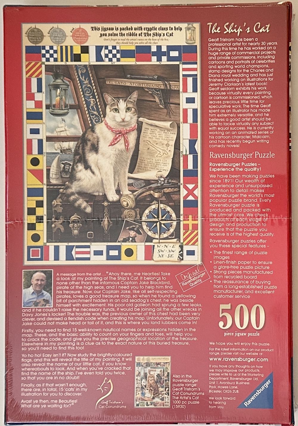 The Ship’s Cat - Ravensburger puzzle collectible [Barcode 4005556146260] - Main Image 2