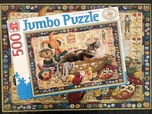 Needle Craft Cat (TE KOOP NP)✅🐝 - Jumbo puzzle collectible - Main Image 3