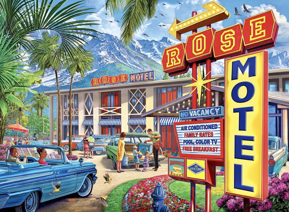 Back to the Past : Rose Motel 🆕 - Rose Art puzzle collectible [Barcode 4895145458917] - Main Image 2