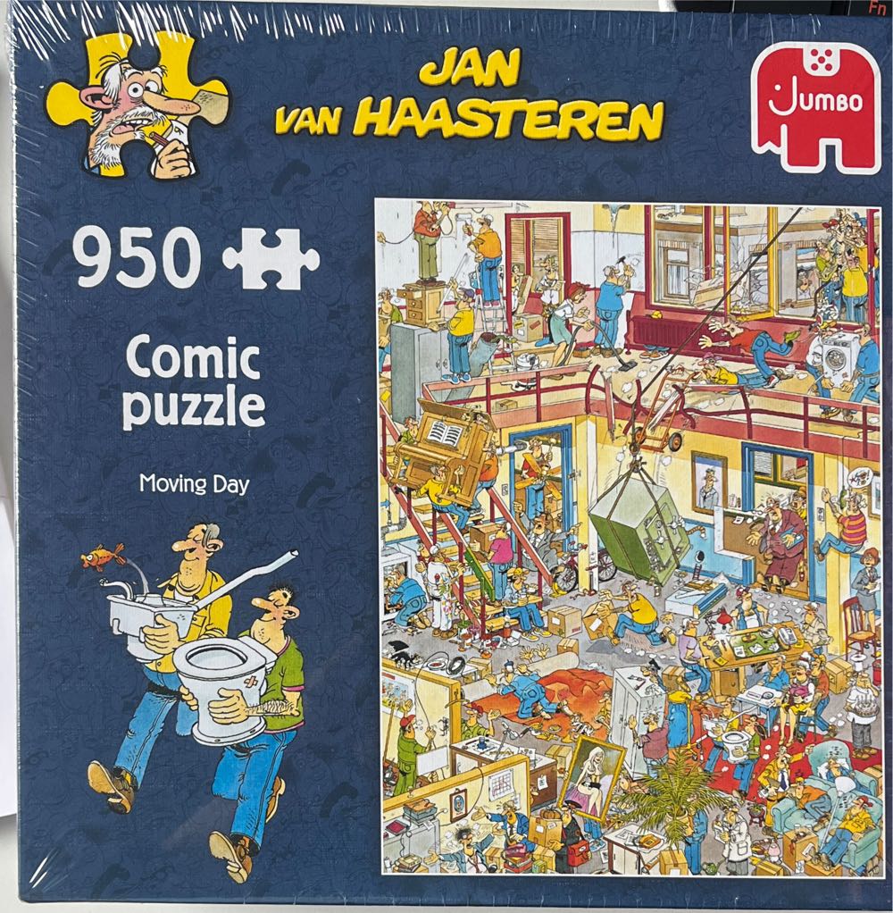 Verhuizingkoorts! / Moving Day! - Jumbo puzzle collectible [Barcode 8710126000694] - Main Image 2