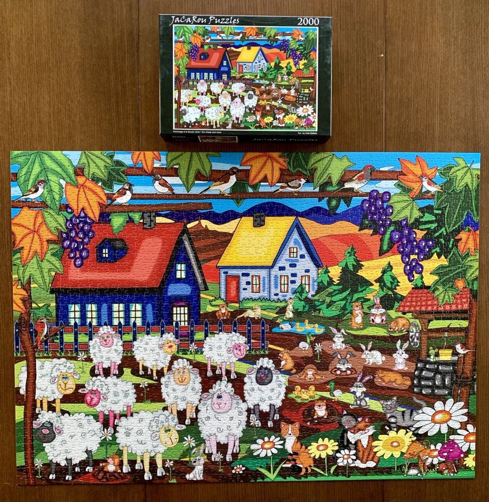 Ten Sheep And More - JaCaRou puzzle collectible [Barcode 750122796892] - Main Image 2