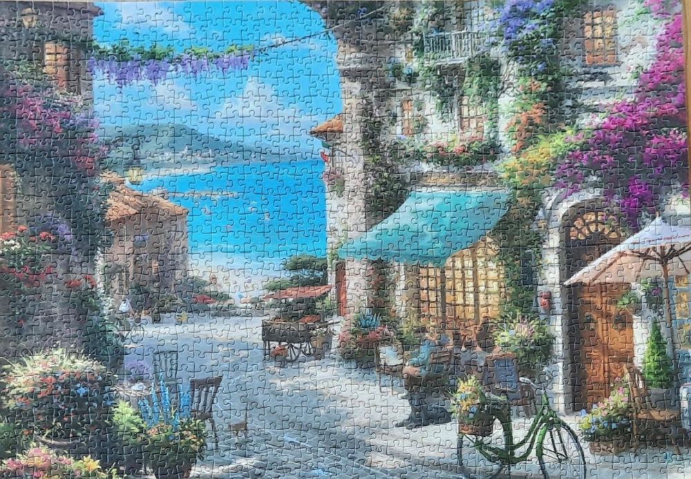 Cafe On The Italian Riviera - Schmidt puzzle collectible [Barcode 4001504596248] - Main Image 3