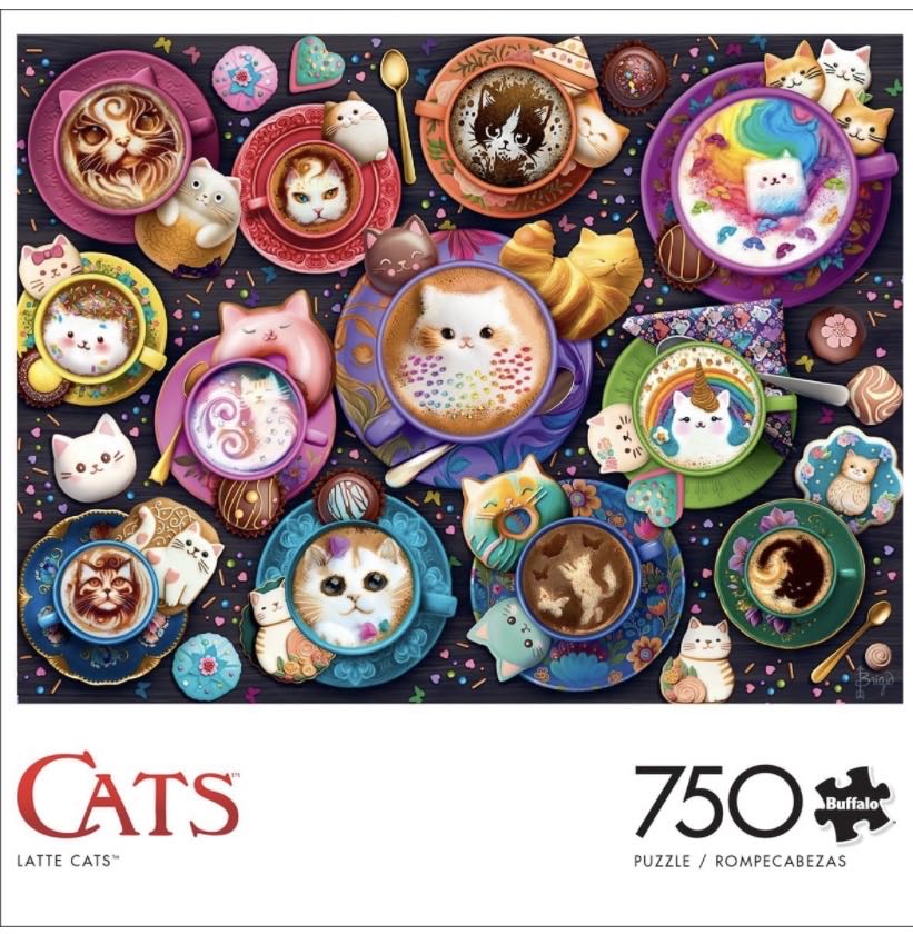 Latte Cats✅🐝 - Buffalo Games puzzle collectible - Main Image 2