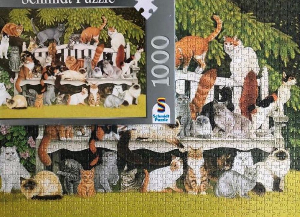 Franciens Cats / Cats In The Garden 🟦 - Schmidt Puzzle puzzle collectible - Main Image 4