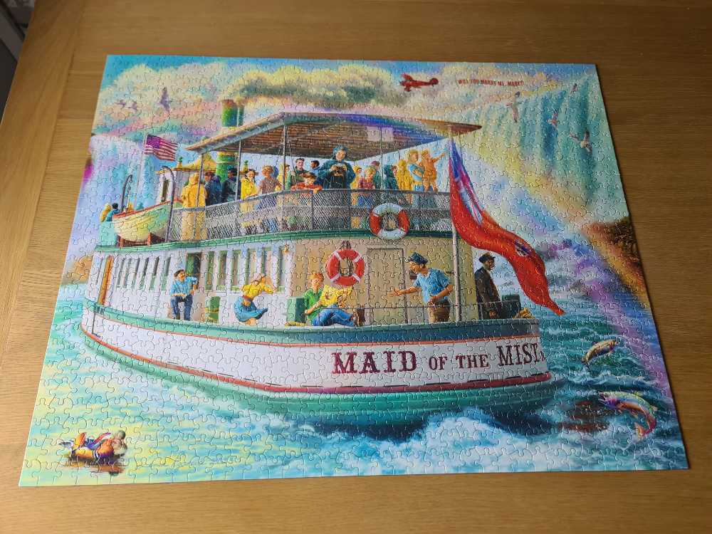 Niagra Falls - White Mountain 🇺🇸 puzzle collectible - Main Image 2