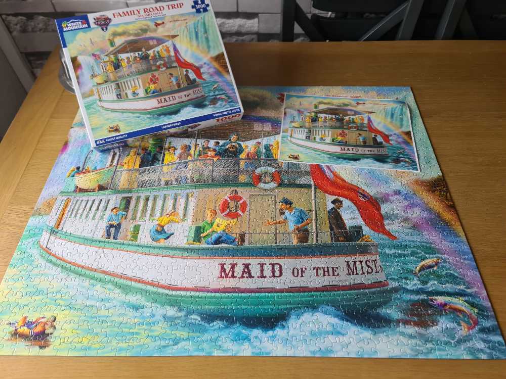 Niagra Falls - White Mountain 🇺🇸 puzzle collectible - Main Image 3