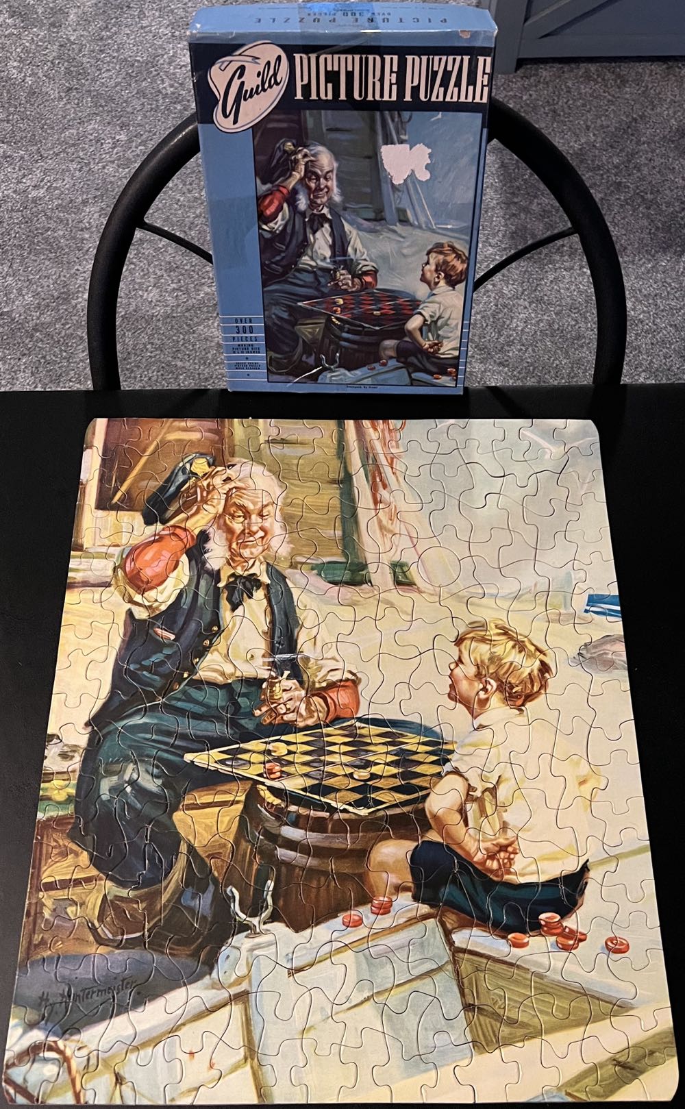 Stumped, By Gum!- 425, 6/29/23-SOLD - Guild Picture Puzzle by Whitman Publishing Company - Racine Wis puzzle collectible - Main Image 3