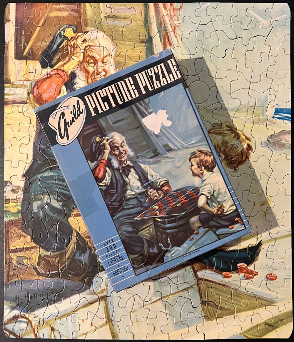 Stumped, By Gum!- 425, 6/29/23-SOLD - Guild Picture Puzzle by Whitman Publishing Company - Racine Wis puzzle collectible - Main Image 4