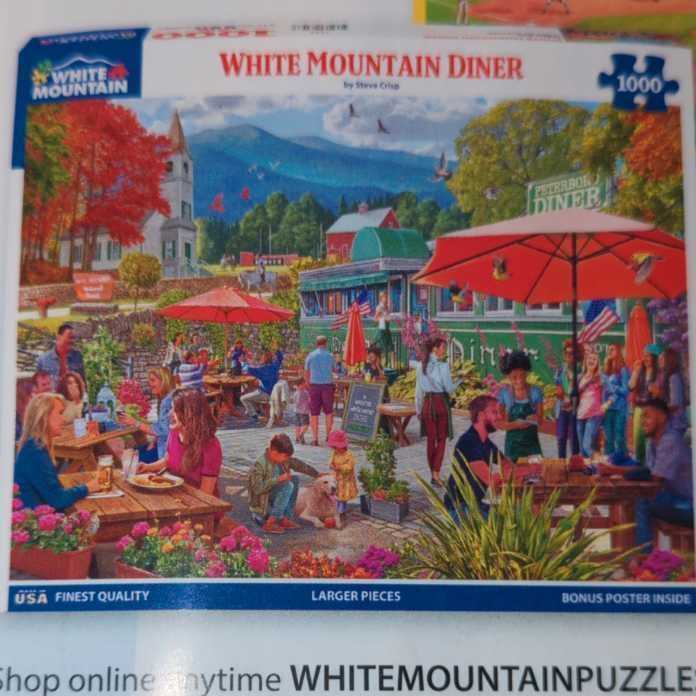 White Mountain Diner (v) AVAILABLE - White Mountain puzzle collectible - Main Image 1