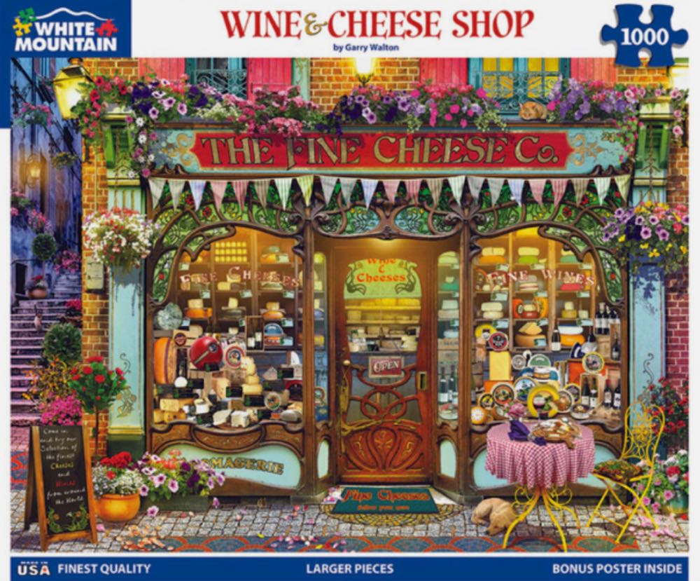 Wine & Cheese Shop - White Mountain puzzle collectible - Main Image 2