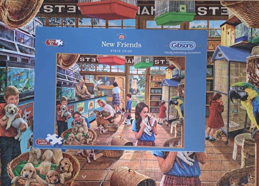 New Friends (-1) - Gibsons puzzle collectible [Barcode 5012269035186] - Main Image 4