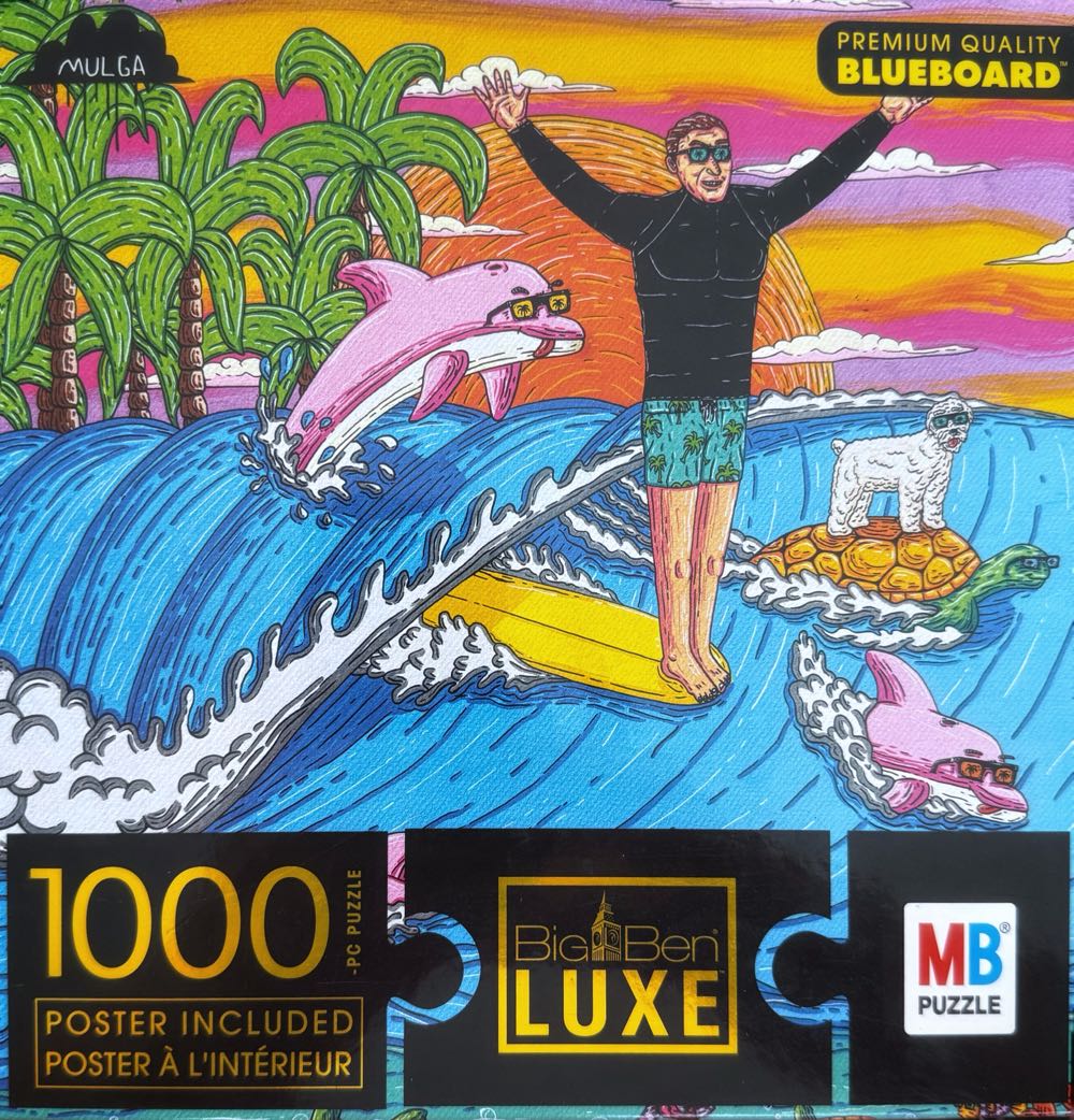 Malibu Joe - Milton Bradley puzzle collectible [Barcode 778988427378] - Main Image 2