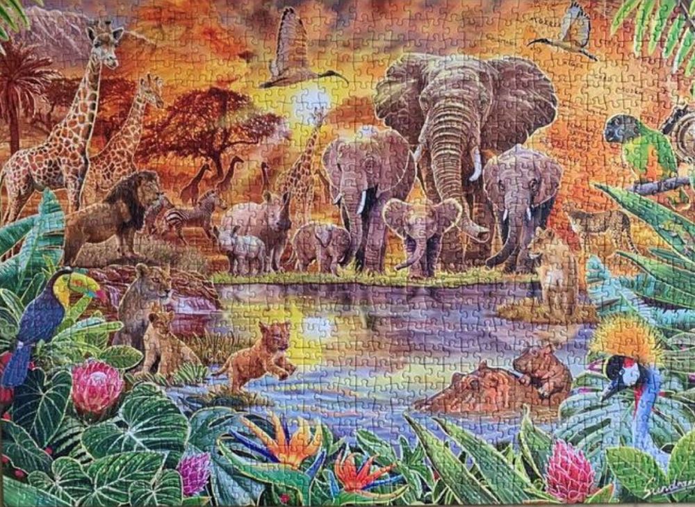 African Wildlife - Schmidt Puzzle puzzle collectible [Barcode 4001504599829] - Main Image 3