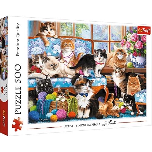 Cat Family - Trefl puzzle collectible [Barcode 5900511374254] - Main Image 1