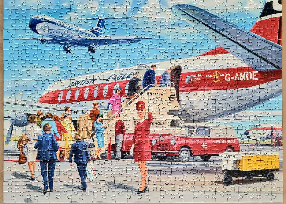 The Air Hostess  - Ravensburger 🇬🇧 puzzle collectible [Barcode 4005556142033] - Main Image 2