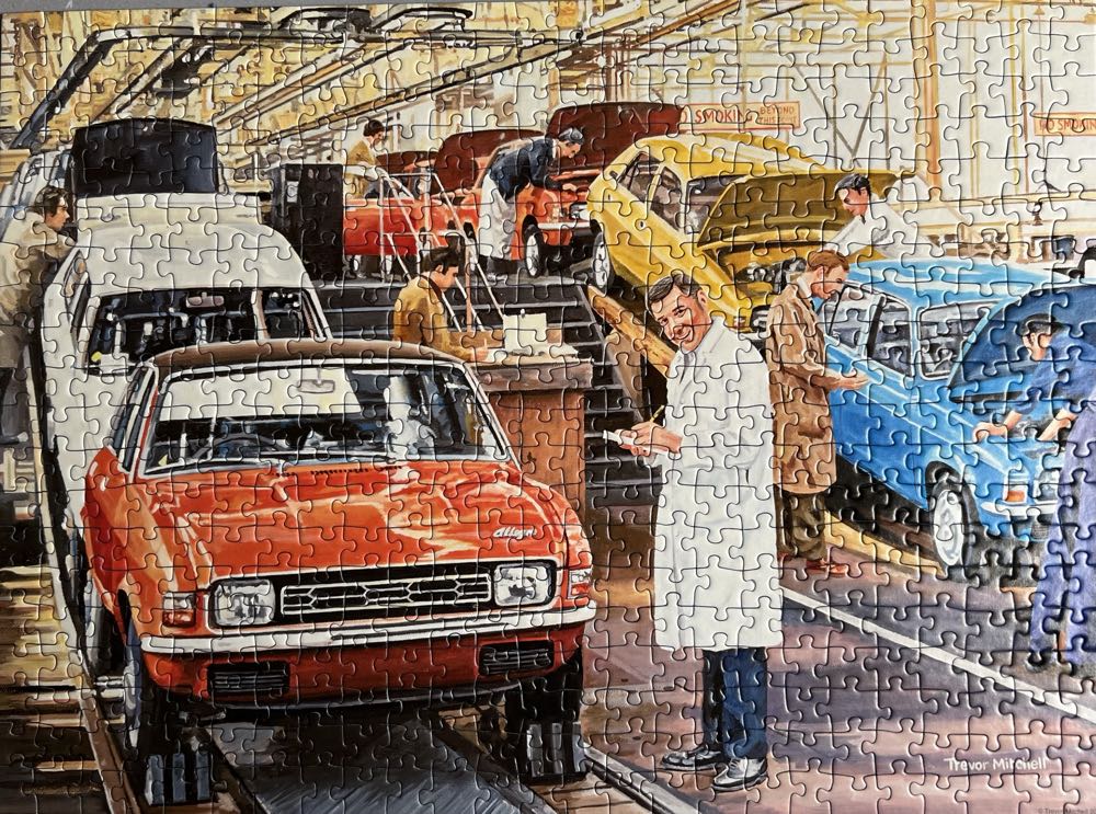 Happy Days At Work No. 17 The Factory Worker  puzzle collectible - Main Image 2
