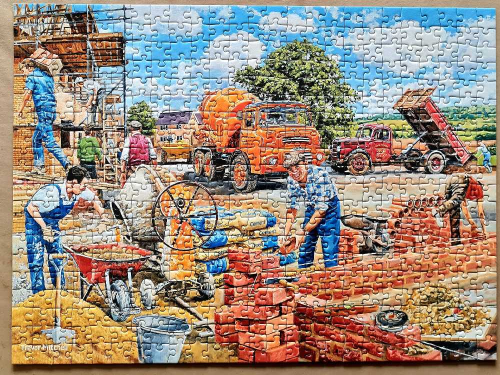 Happy Days At Work No. 12 The Builder - Ravensburger puzzle collectible - Main Image 2