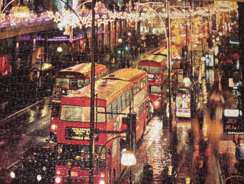 Christmas Lights Oxford Street NNK - WHSMITH puzzle collectible - Main Image 3