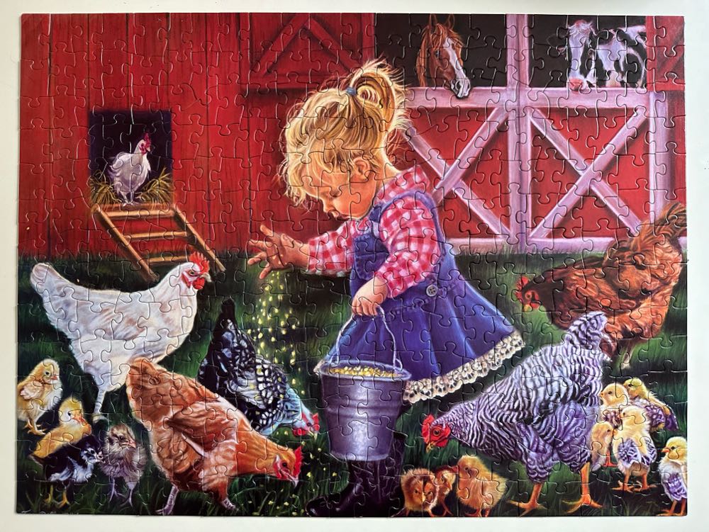 Farm Girl - SunsOut puzzle collectible [Barcode 796780358461] - Main Image 2