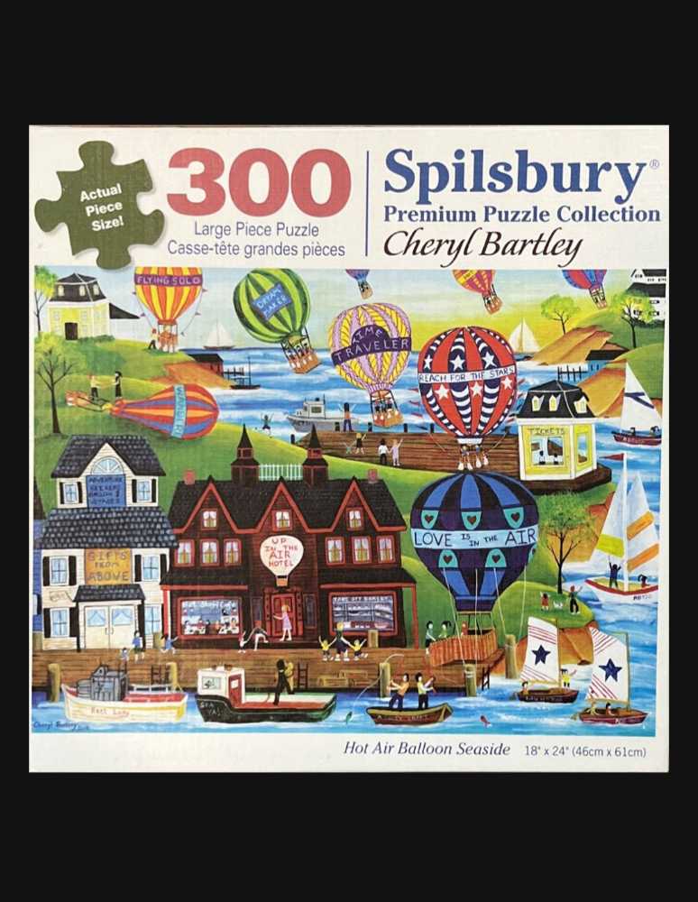 Hot Air Balloon Seaside - Spilsbury puzzle collectible [Barcode 810061441212] - Main Image 2