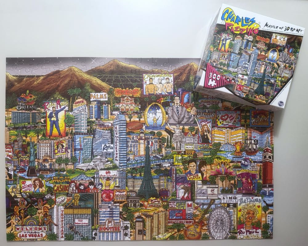 Midnight in Vegas*^ - TCG Toys puzzle collectible [Barcode 192949057839] - Main Image 3