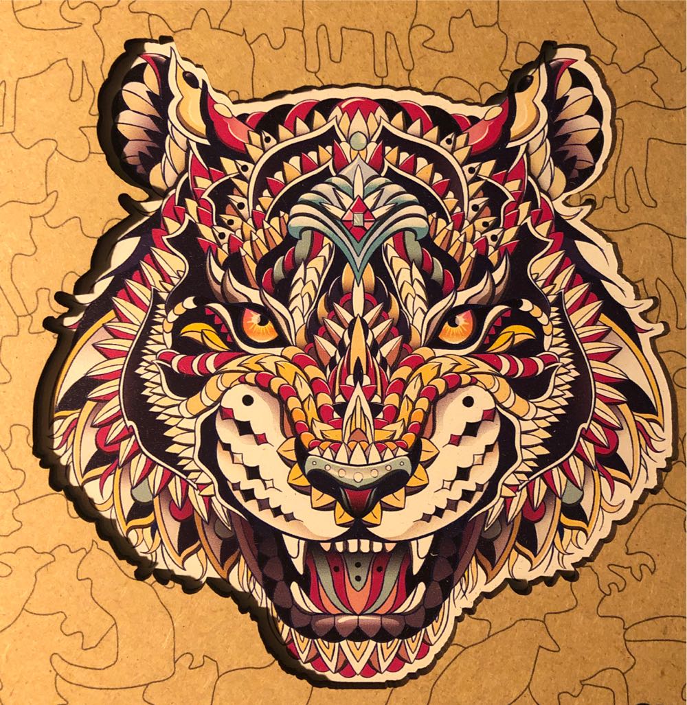 Bengal Tiger 🟦 - Wild Fang- Ale Hop puzzle collectible [Barcode 8432450802606] - Main Image 2