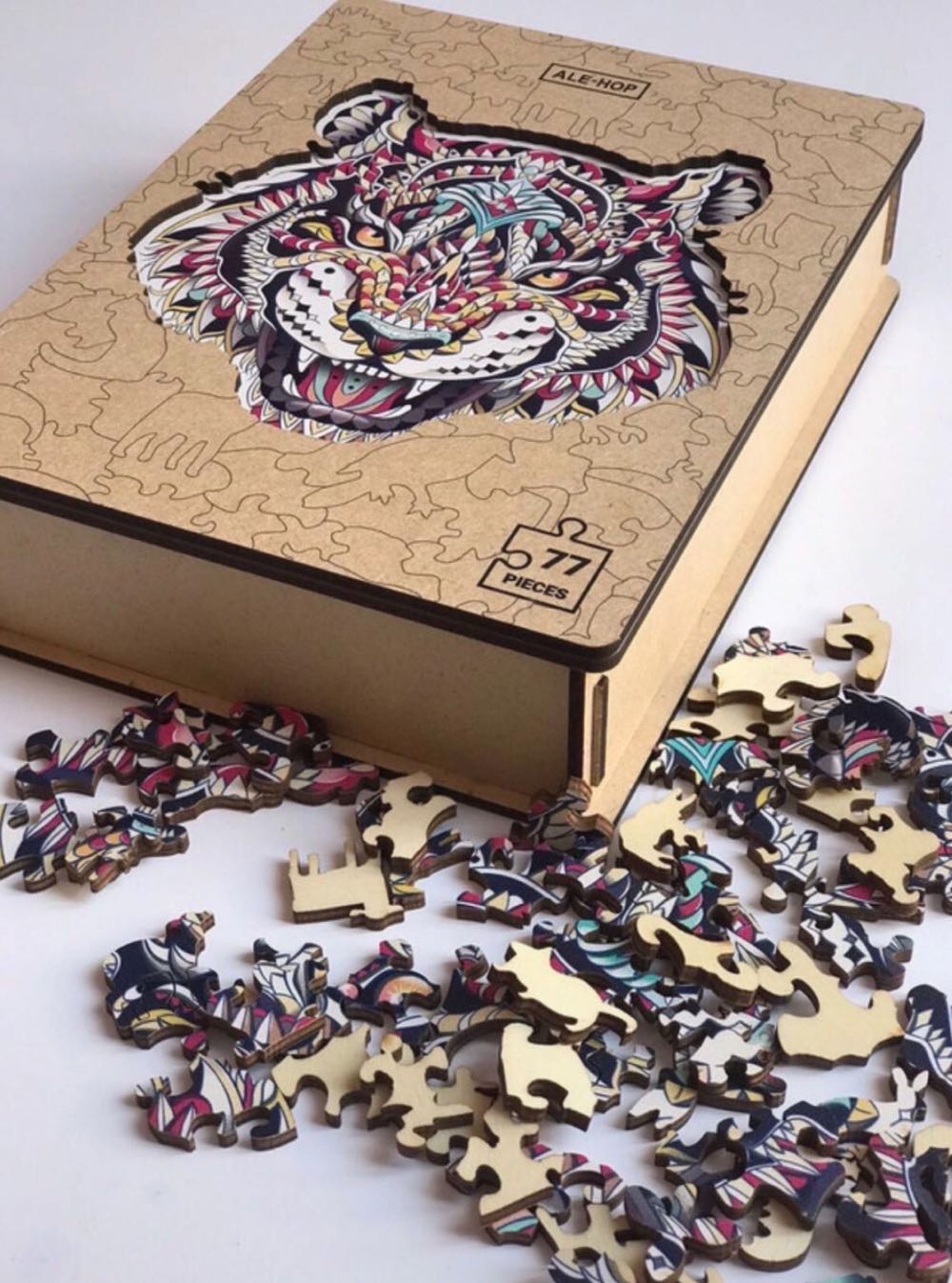 Bengal Tiger 🟦 - Wild Fang- Ale Hop puzzle collectible [Barcode 8432450802606] - Main Image 4