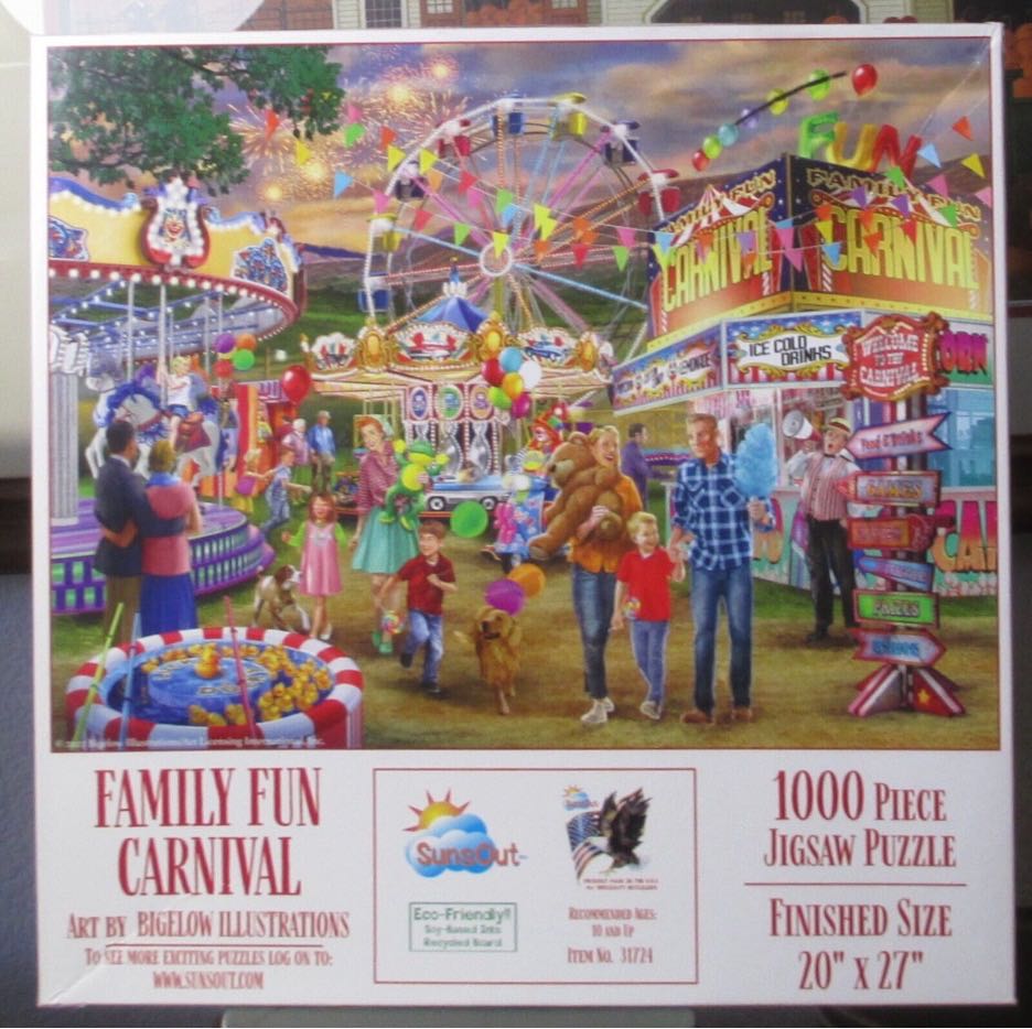 Family Fun Carnival  X  ✓ - SunsOut puzzle collectible - Main Image 2