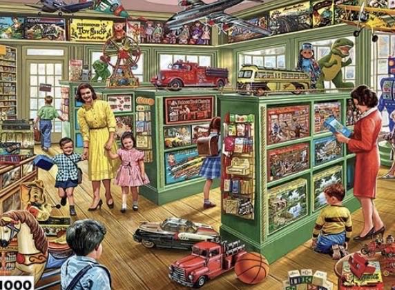 Steve Crisp 1 : The Toy Store - White Mountain puzzle collectible - Main Image 2