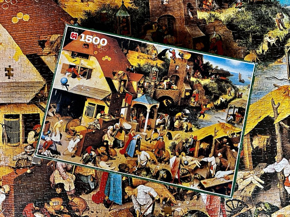 Proverbs Pieter Bruegel - Jumbo puzzle collectible - Main Image 2