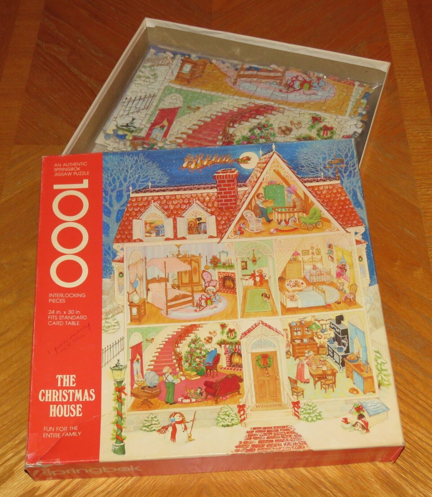 The Christmas House  - Springbok puzzle collectible - Main Image 2