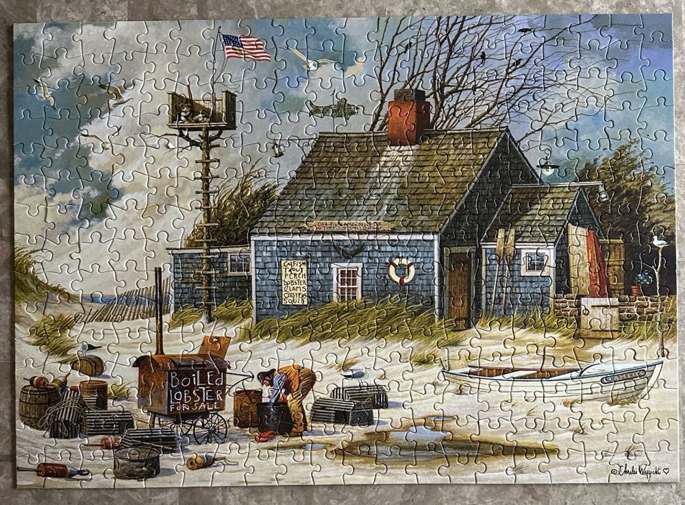 Charles Wysocki: Peddler’s Hope Chest - Buffalo Games 🇺🇸 puzzle collectible [Barcode 079346226054] - Main Image 3