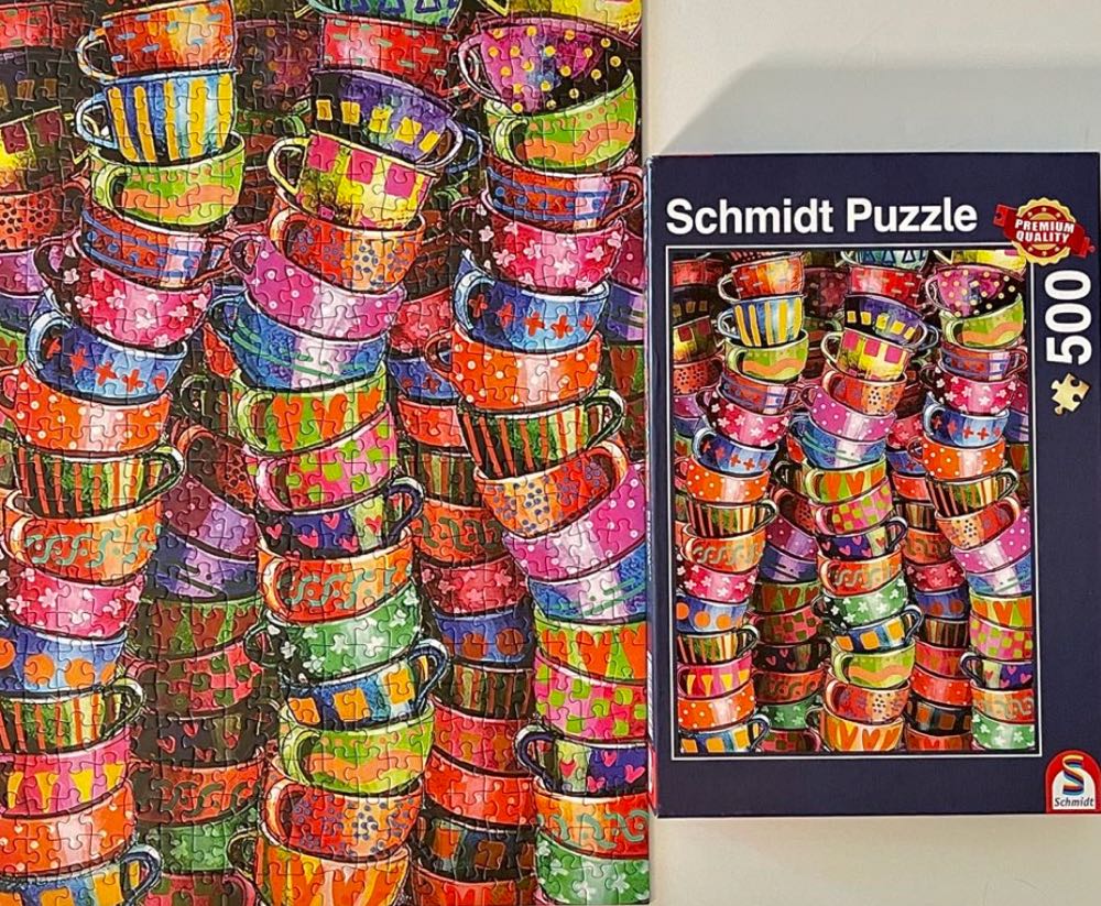 Colorful Cups🟦 - Schmidt Puzzle puzzle collectible [Barcode 4001504582289] - Main Image 4