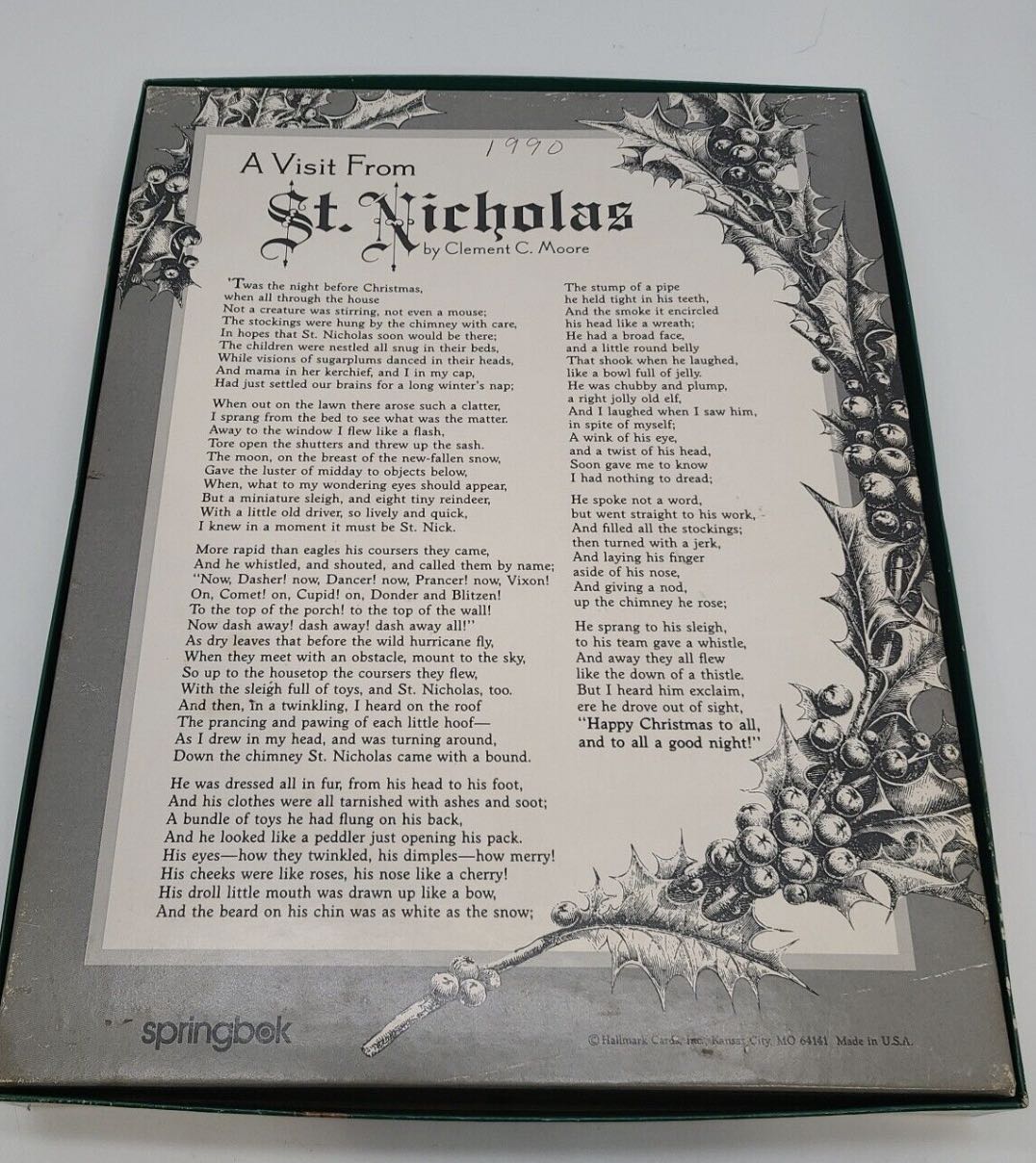 Twas the Night Before Christmas X - Springbok puzzle collectible - Main Image 3