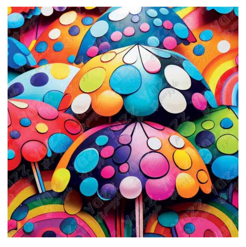 Colorful Umbrella - Yazz Puzzle puzzle collectible [Barcode 8699375067590] - Main Image 2