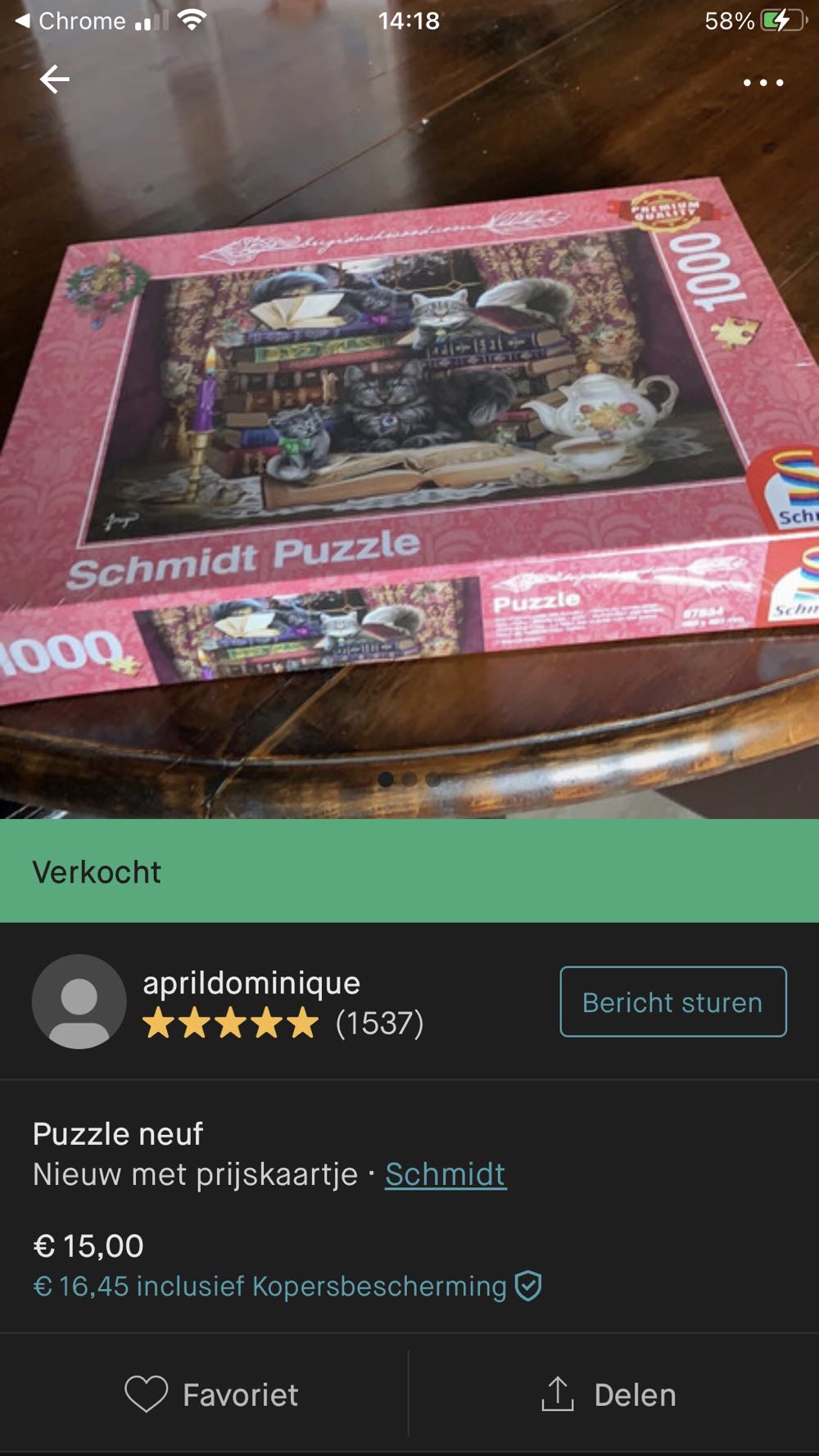 Storytime Cats - Schmidt Puzzle puzzle collectible [Barcode 4001504575342] - Main Image 3