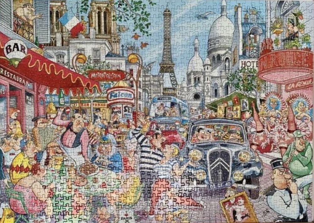 I Love Paris Humor NNK NMOL - Falcon de luxe puzzle collectible - Main Image 3